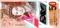 Iles des Caraïbes 50 Dollars Elisabeth II - Polymer - 2019 - Neuf