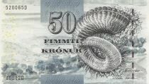 Iles F&eacute;ro&eacute; 50 Kronur - ND (2001) - P.24
