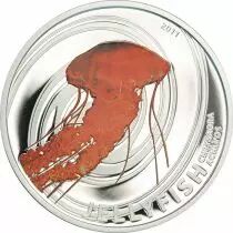 Iles Pitcairn 2 Dollars 2011 - M&eacute;duse noire g&eacute;ante