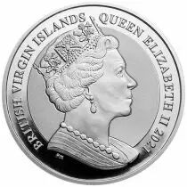 Iles Vierges Britanniques P&eacute;gase - 1 Once Argent 2021 &Icirc;les Vierges Britanniques