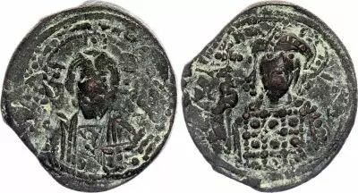 Imperio Bizantino Constantin X - Follis, Classe 2, Empereur seul - 1059 / 1167 Constantinople