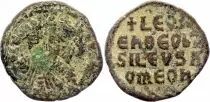 Imperio Bizantino Michel IV - Follis, Anonyme, Classe C - 1034 / 1041 Constantinople