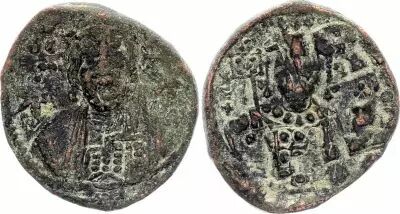 Imperio Bizantino Romain IV - Follis, Anonyme, Classe G - 1068 / 1071 Constantinople