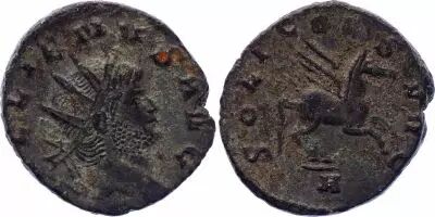 Imperio Romano Antoninianus, Gallienus (260-268) - SOLI CONS AVG