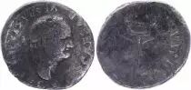 Imperio Romano Denarius, Vespasian (69-79) - PON MAX TR P COS V
