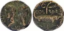 Imperio Romano Dupondius - Auguste et Agrippa - As de Nimes - 27 � +14