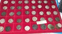 Imperio Romano Lot de 42 pi�ces Romaines en Bronze et Billon