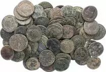 Imperio Romano Lot of 10 Roman coins in bronze