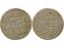 in the name of Hassan I - 1/2 Silver Dirham - 1312 AH (1894 / 1895) Paris