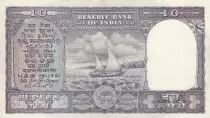 Inde 10 Rupees Bateau