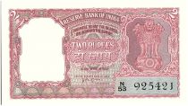 Inde 2 Rupees, Colonne aux Lions - Tigre - 1957-62  - P.29 b