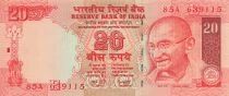 Inde 20 Rupees - Gandhi - 2007 - P.96