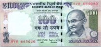 Inde P.105.new 100 Rupees, Mahatma Gandhi - Montagne - 2016