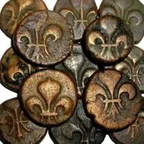 Indes Fran&ccedil;aises Doudou - Bronze - Inde - Monnaie d\'&eacute;change