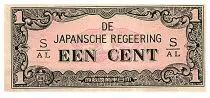 Indes N&eacute;erlandaises 1 Cent - Vert et rose - 1942