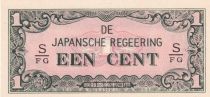 Indes Néerlandaises 1 Cent ND 1942 - Occupation japonaise WWII