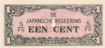 Indes N&eacute;erlandaises 1 Cent ND 1942 - Occupation japonaise WWII