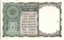 India 1 Rupee,  Ashoka column - 1949-51 - P.71 b