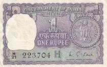 India 1 Rupee - Ashoka column - Coins - 1976 - Letter H - P.77r