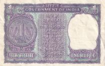 India 1 Rupee - Ashoka column - Coins - 1976 - Letter H - P.77r