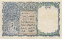 India 1 Rupee - George VI - ND (1944) - P.25a