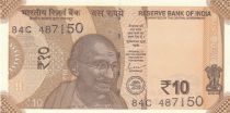 India 10 Rupees - Gandhi - 2022