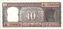 India 10 Rupees, Ashoka column - Dhow  - 19(84-85)  - P.60 i