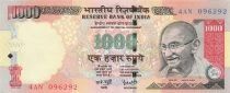 India 1000 Rupees- Gandhi - 2006 - P.100