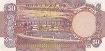 India 50 Rupees - Ashoka column - Parliament - 1978 - Serial 2AK - P.84 a