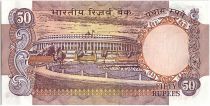 India 50 Rupees, Ashoka column - Parliament - 1978 - P.84 c