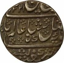 India Mysore,  Krishnaraja Wodeyar III - Silver Rupee - 1241 AH / RY 65