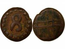 India Mysore, Chikka Devaraja - Kasu - Year 4 / 1677