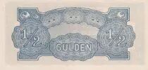 India Neerlandesa 1/2 Gulden - Palm - Serial SL - 1942