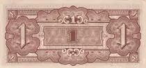Indie olandesi 1 Gulden - Japanese occupation - 1942 - Serial SN