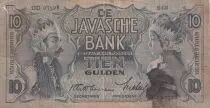 Indie olandesi 10 Gulden - Javanase dancers - 1938