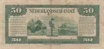 Indie olandesi 50 gulden - Queen Wilhelmina - Solider - 1940