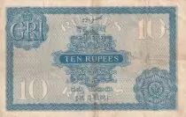 Indien 10 Roupies - George V - 1917 - VF - P.7b