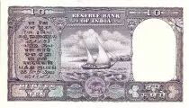 Indien 10 Rupees,  Lion capital of Ashoka -  Dhow - 19(62-67) - P.40 a