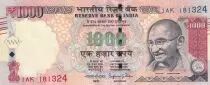Indien 1000 Rupees - Mahatma Gandhi - Allegory of Indian economy - 2015