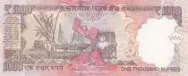 Indien 1000 Rupees - Mahatma Gandhi - Allegory of Indian economy - 2015