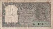 Indien 2 Rupees - Lions - Tiger - ND (1962-1967) - P.31