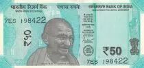 Indien 50 Rupees - Gandhi - 2021 - P.NEW