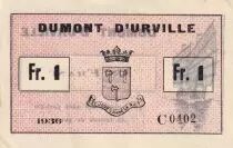 Indo-Chine Fr. 1 Franc - Dumont D\'Urville - 1936 - C0402 - Kol.208a