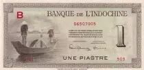Indo-Chine Fr. 1 Piastre - 1945 Lettre B S&eacute;rie H.261