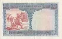 Indo-Chine Fr. 1 Piastre - Bleu - Dragon - 1954 - TTB+ - P.105