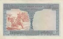 Indo-Chine Fr. 1 Piastre - Forêt - Statue de Chintze - 1954 - Série G.24