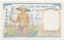 Indo-Chine Fr. 1 Piastre - ND (1949) - P.54e