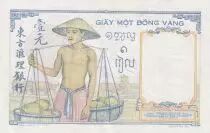 Indo-Chine Fr. 1 Piastre Femme - ND (1949) - S&eacute;rie G.8059