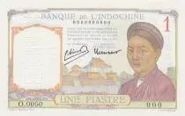 Indo-Chine Fr. 1 Piastre Laotienne - ND (1946) - Sp&eacute;cimen