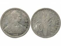Indo-Chine Fr. 10 Centi&egrave;mes - 1945 Paris